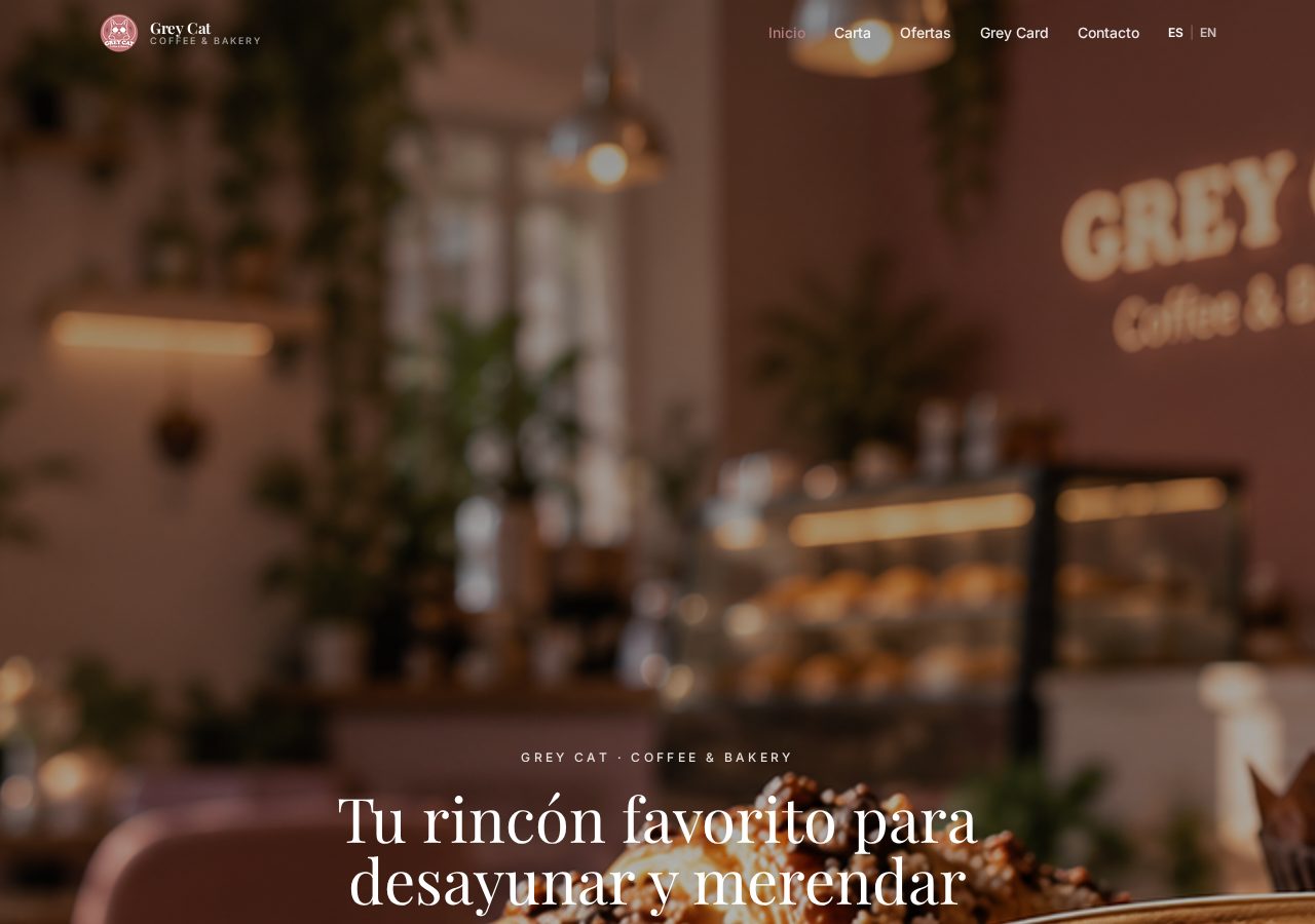 Web de Grey Cat Coffee & Bakery