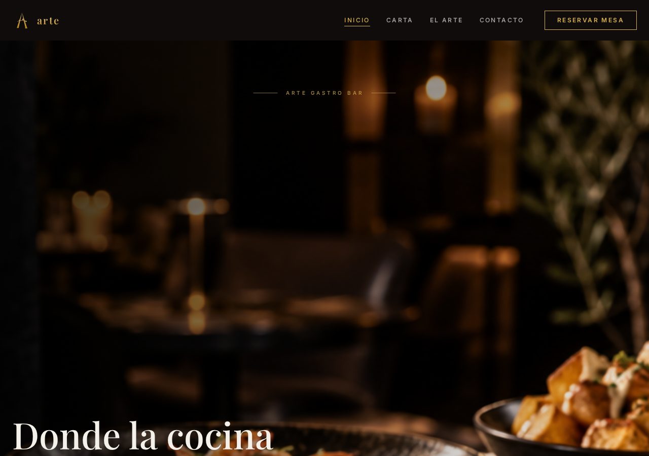 Web de Arte Gastrobar